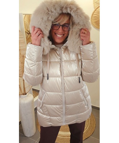 Manteau Perle d’Hiver Métallisé - Victoria