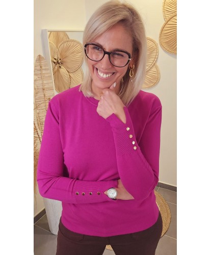 Pull Élégance Fuchsia &...