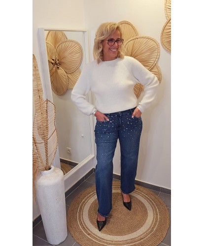 Jeans TOXIC Sparkle Denim Coupe Droite - Celia