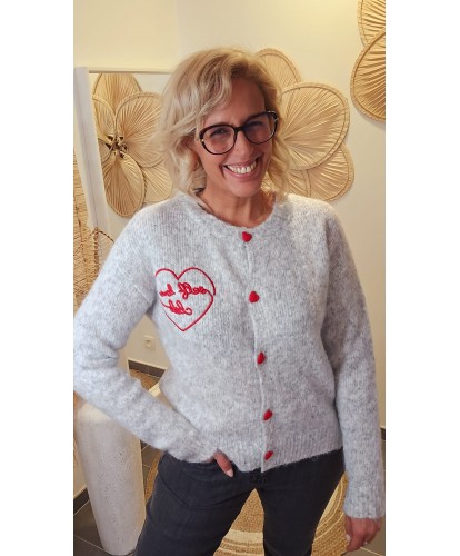 Gilet Heart Lover - Lilia