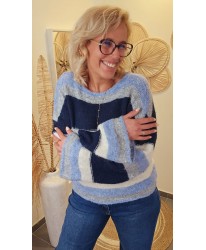 Pull Cosy Rayures Boréales – Madeleine