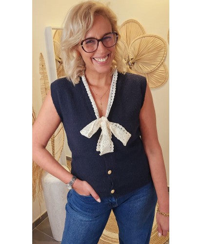 Pull/Gileh Sans Manches...