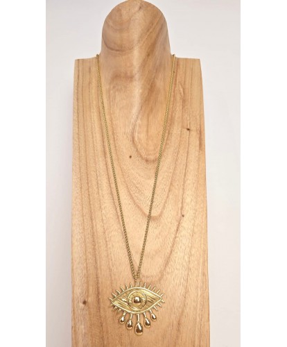 Sautoir Acier Œil Divin