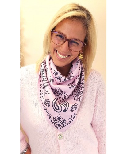 Écharpe Mi-Saison “Blush Bandana”