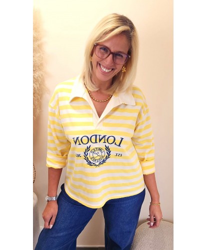 Polo “Yellow Riviera” - Lola