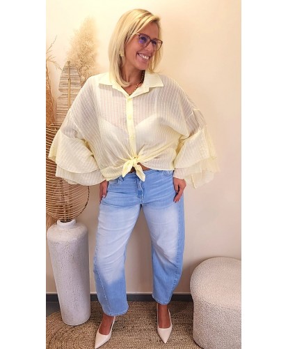 Jeans Barrel Chic Denim - Elsa