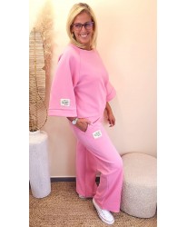 Ensemble Rose Easy Chic en Viscose - Maya