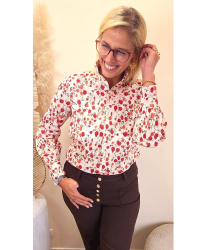 Chemise Jardin Rouge - Mariam