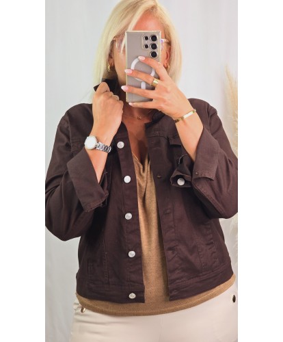 Veste Jeans Chocolat - Victoria