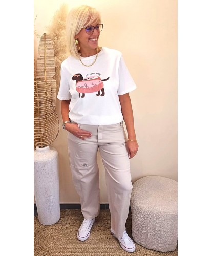 Pantalon Beige Daily Chic - Albane