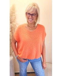 Pull Alpaga Orange Glow - Ella