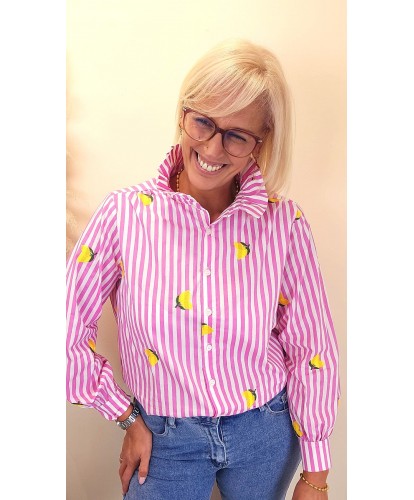 Chemise Lemon Stripes - Berenice
