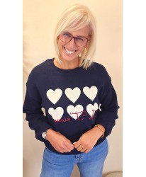 Pull Bleu Marine Love Affair - Marine