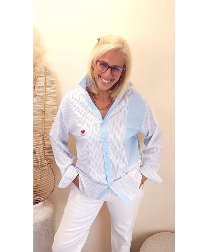 Chemise "Blue Signature" - Ana