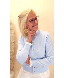 Cardigan "Céleste Élégance" - Mia