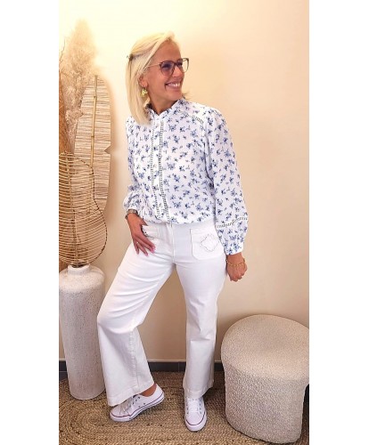 Jeans Droit "Bohème Chic" - Rebecca