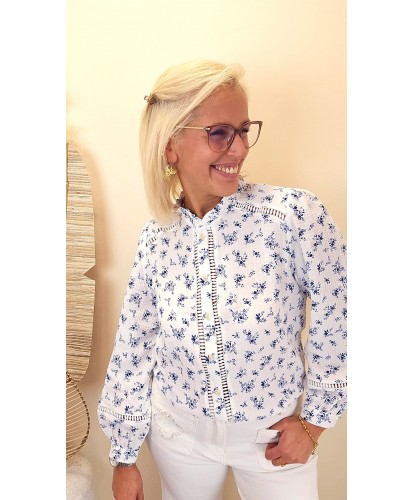 Blouse "Blue Romance" - Alexia