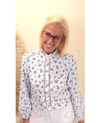 Blouse "Blue Romance" - Alexia