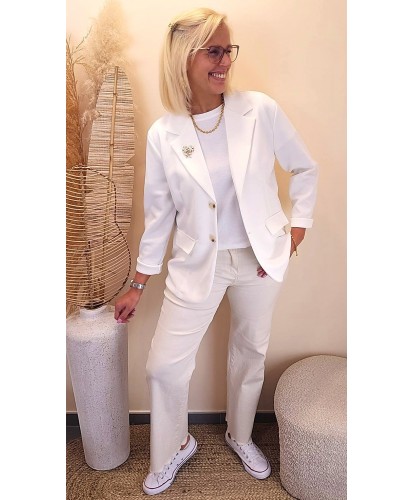 Blazer "Pure Chic Blanc" - Elea