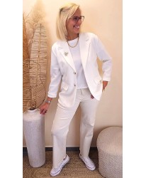 Blazer "Pure Chic Blanc" - Elea