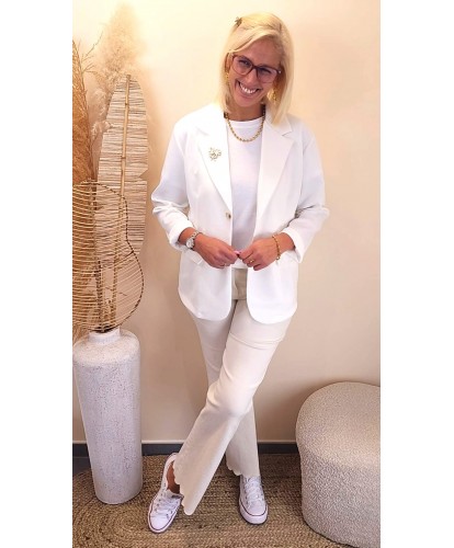 Blazer "Pure Chic Blanc" - Elea