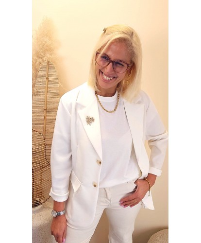 Blazer "Pure Chic Blanc" -...
