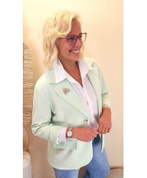 Blazer "Pure Chic Vert Eau" - Elea