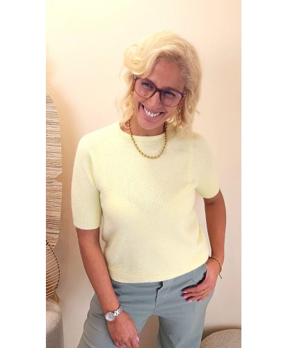 Pull Alpaca “Jaune Pastel”...