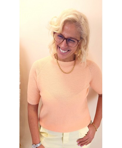 Pull Alpaca “Corail” - Sara