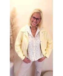 Veste Jaune Pastel “Lumière de Printemps” – Ambre