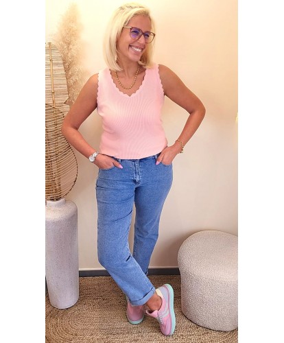 Débardeur “Rosée Tendre” – Capucine