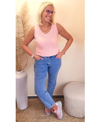 Débardeur “Rosée Tendre” – Capucine