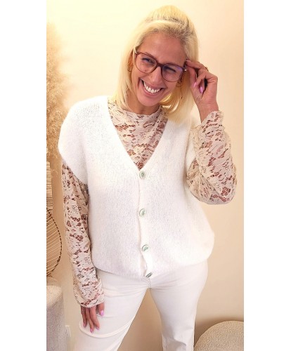 Gilet “Soft Milk” - Andrea