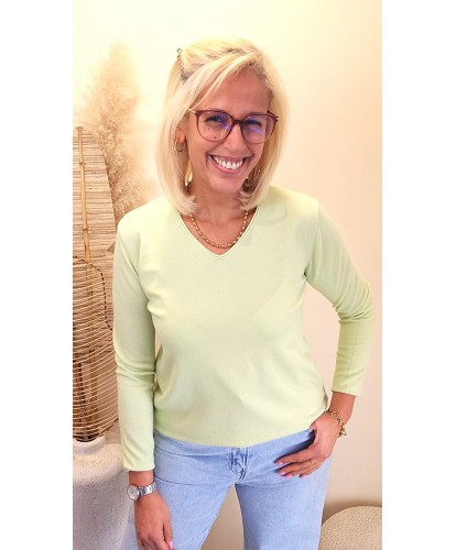 Pull Doux “Green” - Jeanne