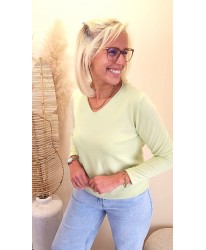Pull Doux “Green” - Jeanne