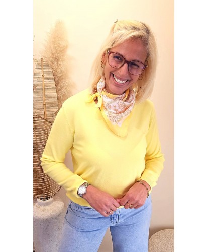 Foulard Soie Soleil d’Or