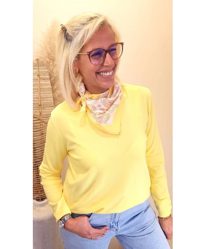 Foulard Soie Soleil d’Or