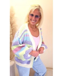 Gilet Rainbow Fluffy - Marie