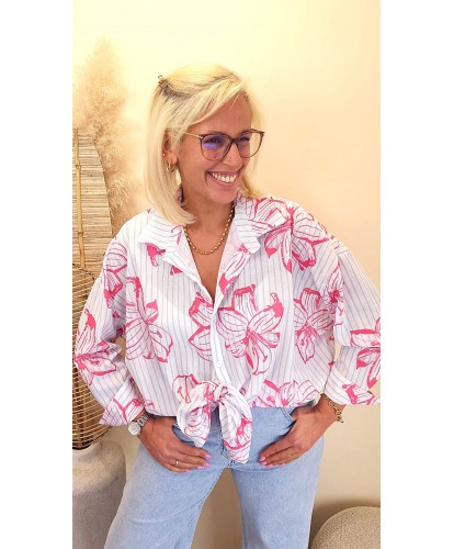 Chemise Pink Blossom - Nina