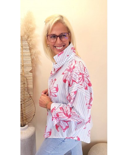 Chemise Pink Blossom - Nina