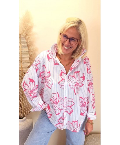 Chemise Pink Blossom - Nina