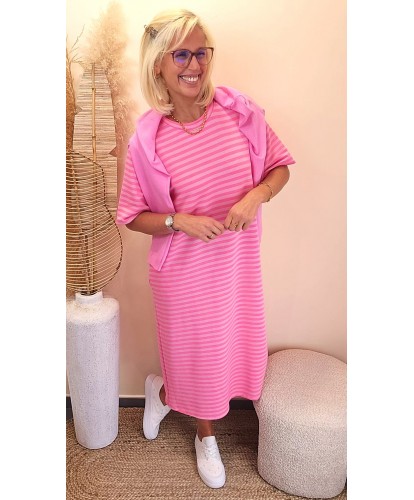 Robe Marinière Pink Mood - Clemence