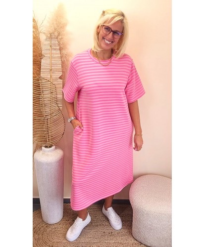 Robe Marinière Pink Mood - Clemence