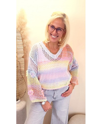 Pull Licorne Tricot Douce France - Romane