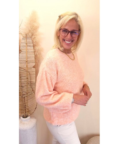 Pull Fluffy “Pèche” - Chloe