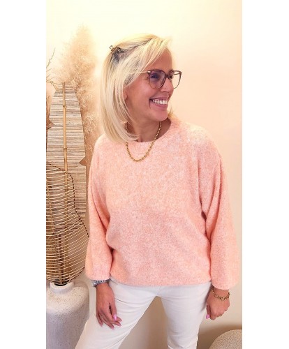 Pull Fluffy “Pèche” - Chloe