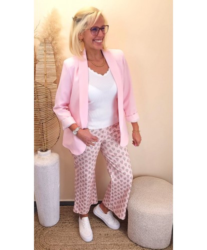 Blazer "Élégance Rose...