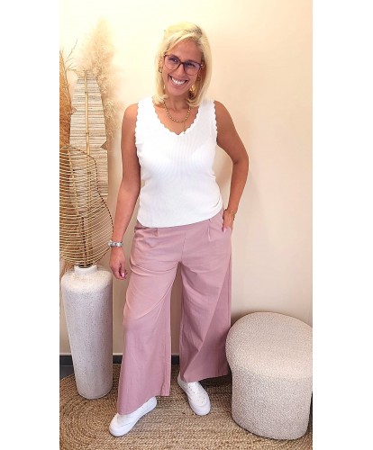 Pantalon Palazzo Rosé - Sofia