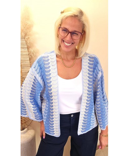 Gilet Crochet Riviera - Olivia