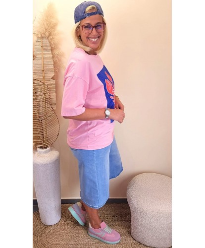 T-Shirt Pink Lobster - Eloise